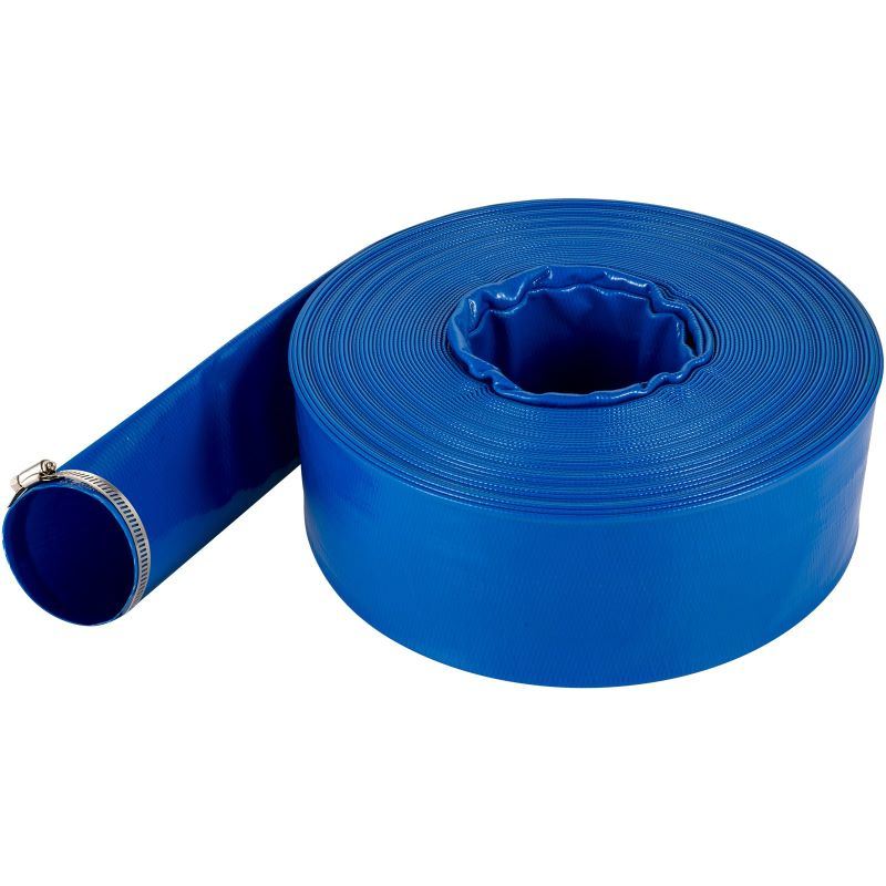 Swimming Pool Backwash Drain Hose PVC Fabric Flat Hose