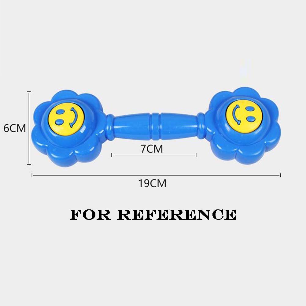 2 Pair Flower Shape Kid Toy Dumbbell Plastic Children Dumbbell Fitness Equipment