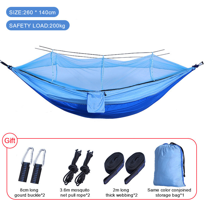 Sleeping hammock Outdoor Parachute Camping Hanging Sleeping Bed Swing Portable Double Chair wholesale