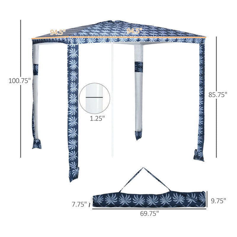 Foldable Easy-Assembly Sun-Shade Shelter Beach Canopy