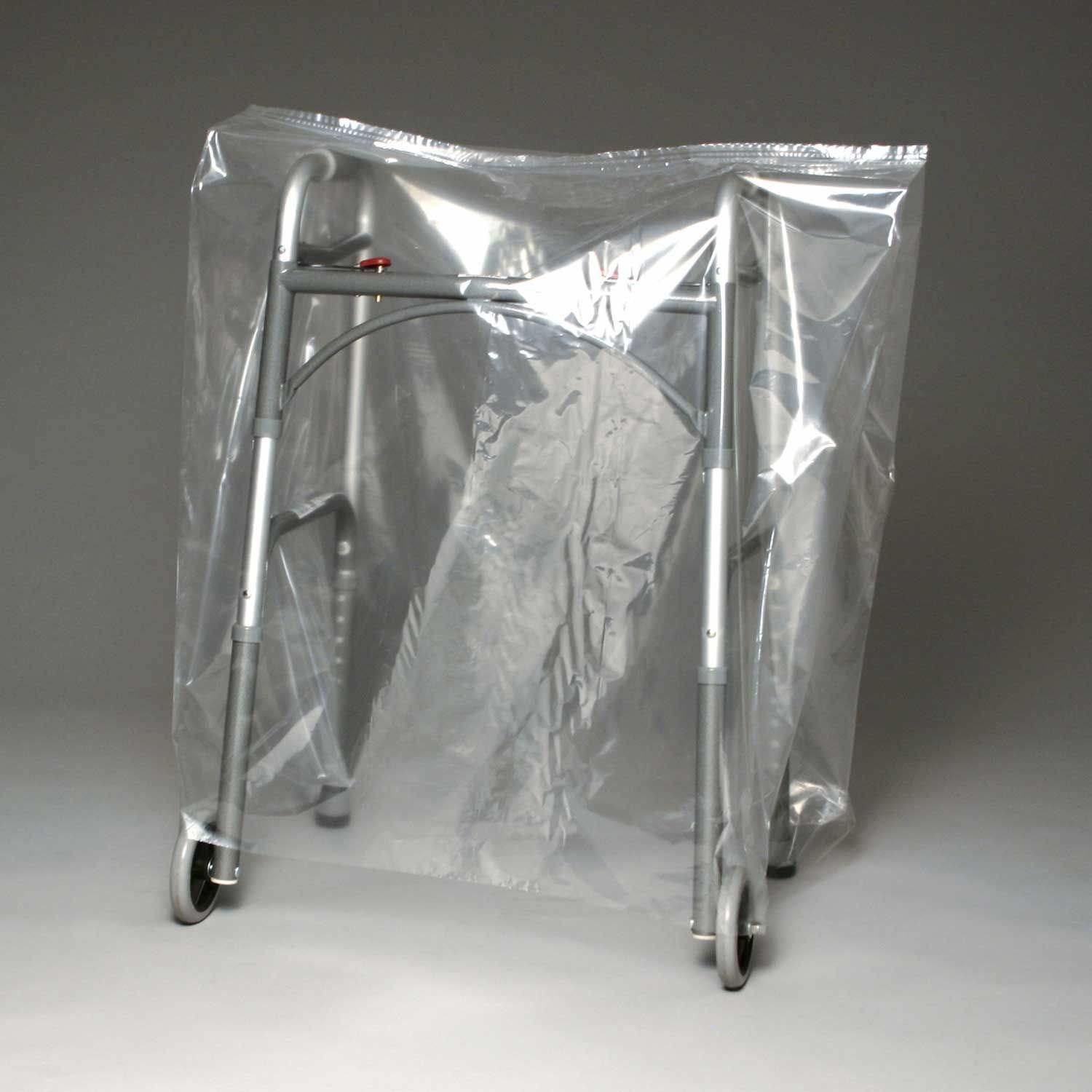 Pack of 500 Equipment Covers on Roll 20 x 5 x 35. Ultra Thin Design 1 mil Plastic Bags 20x5x35. Home Equipment. Ideal for Industrial and Health Needs.