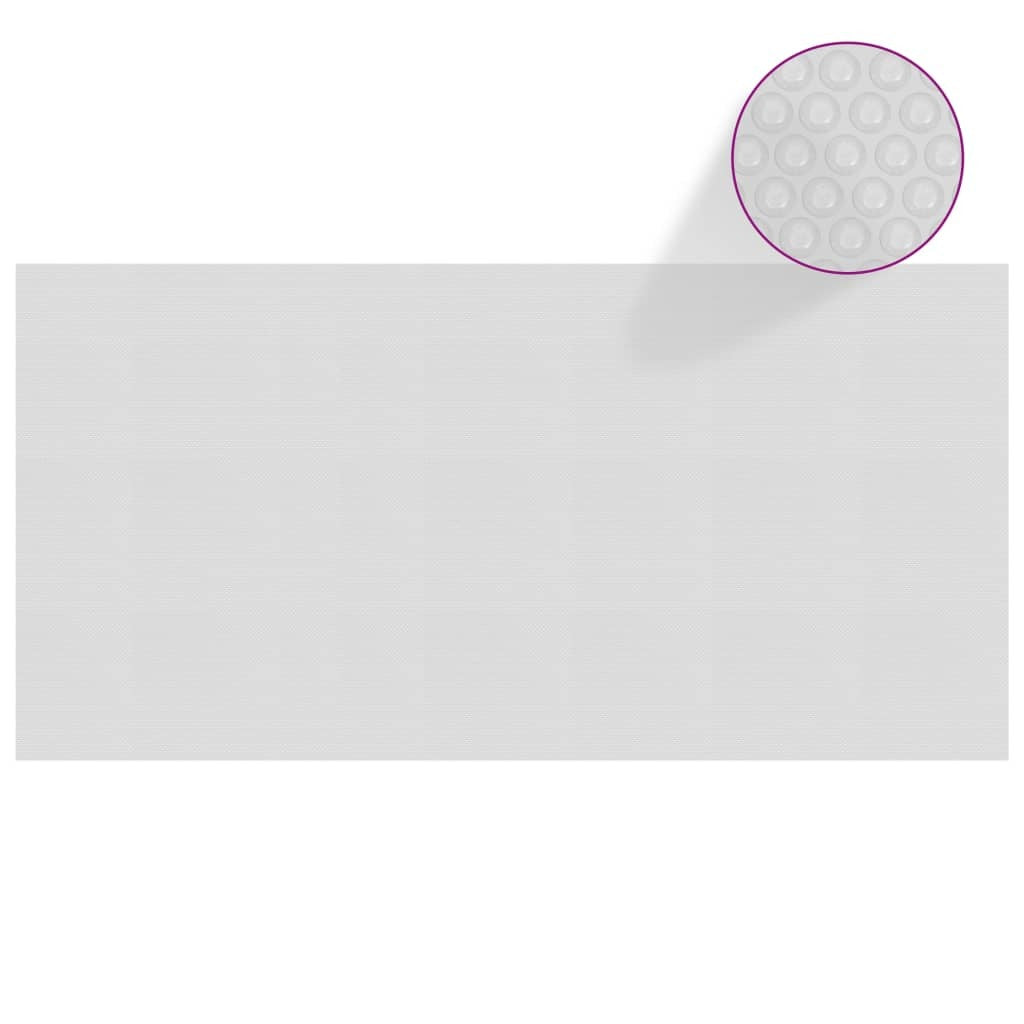 Floating PE Solar Pool Film 288.2"x144.1" Gray
