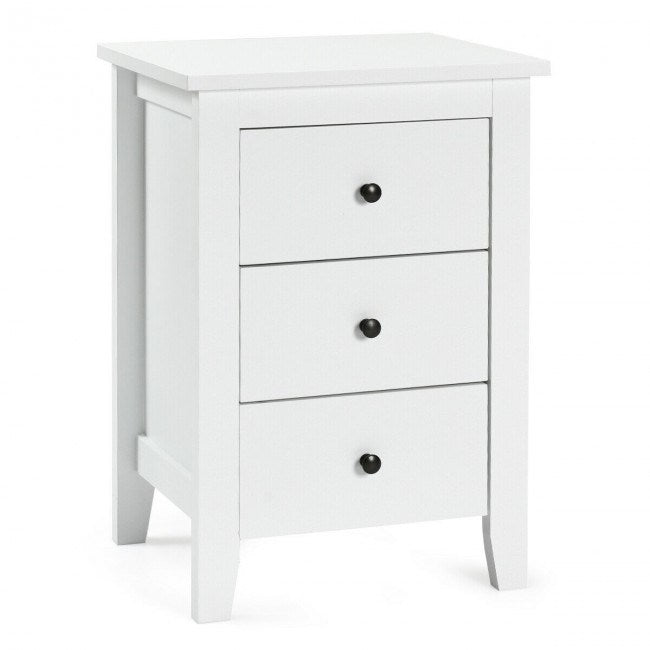 Beautiful Design Modern Style Bedside Cabinet With 3 Drawers