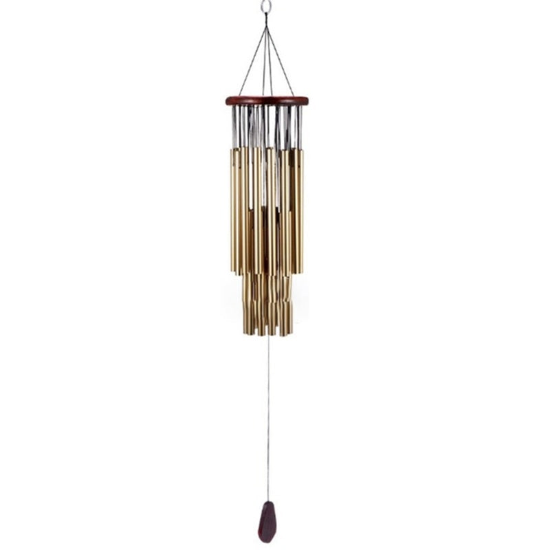 1pc Handmade Hanging Wind Chimes With 27 Tubes For Outside Decoration Tuned Wind Chime, Outdoor Decor